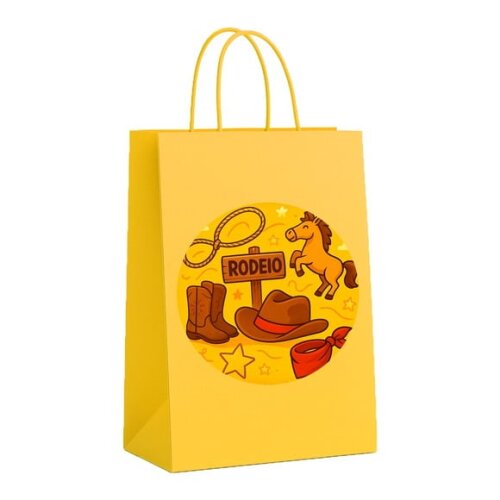 Sacola de Papel Personalizada Infantil Rodeio