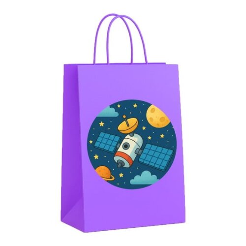 Sacola de Papel Personalizada Infantil Satélite