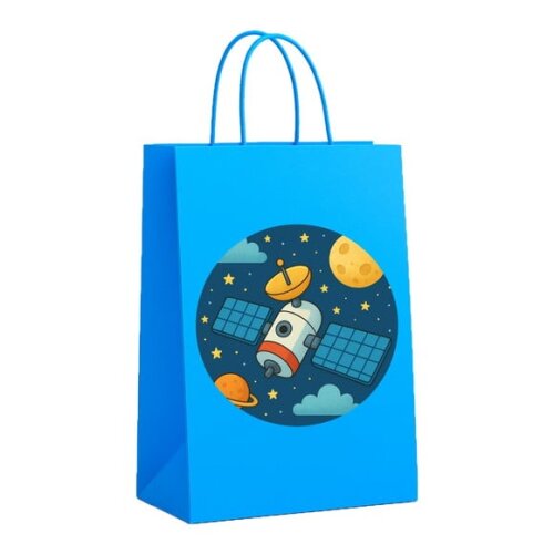 Sacola de Papel Personalizada Infantil Satélite