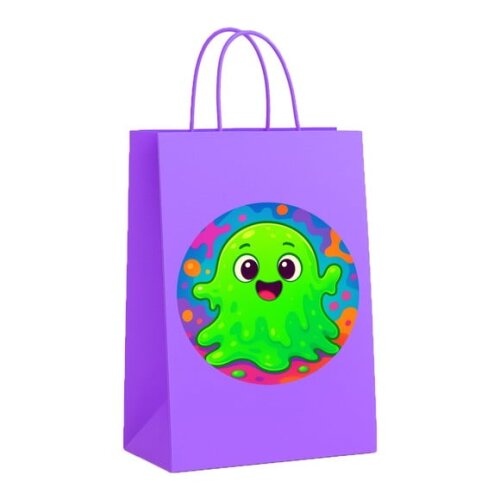 Sacola de Papel Personalizada Infantil Slime