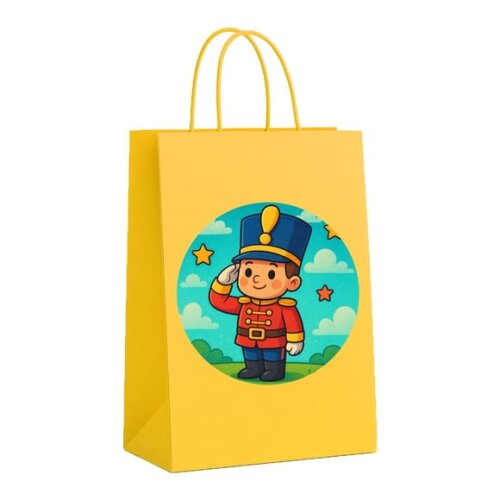 Sacola de Papel Personalizada Infantil Soldadinho de Chumbo