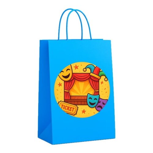 Sacola de Papel Personalizada Infantil Teatro Infantil