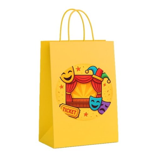 Sacola de Papel Personalizada Infantil Teatro Infantil
