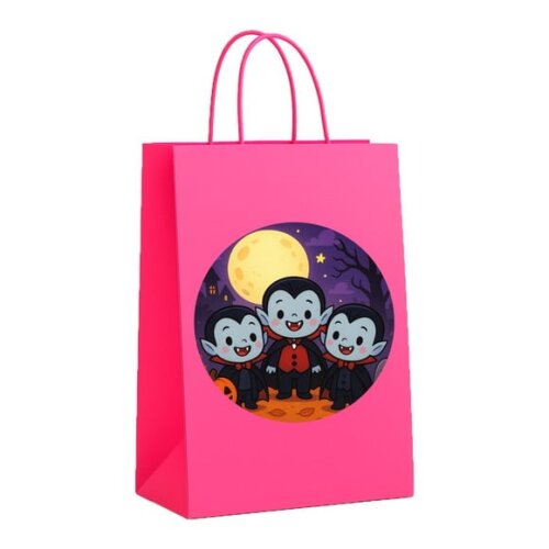 Sacola de Papel Personalizada Infantil Vampirinhos Fofinhos