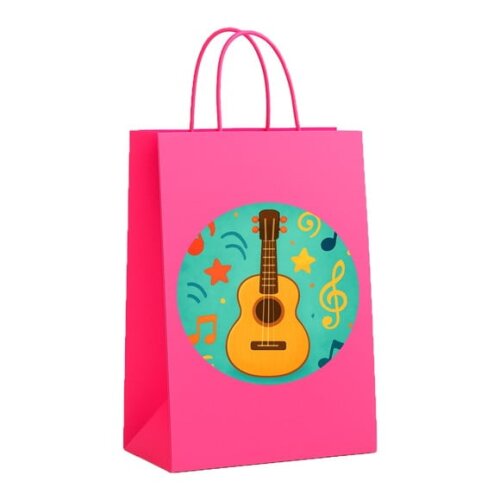 Sacola de Papel Personalizada Infantil Violão