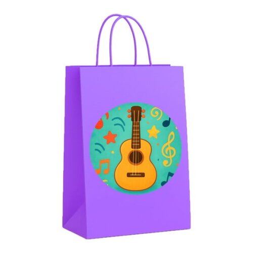Sacola de Papel Personalizada Infantil Violão