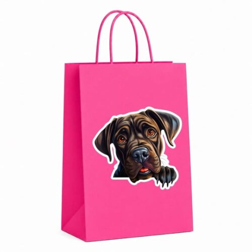 Sacola Papel Festa Raça Cachorro Cane Corso