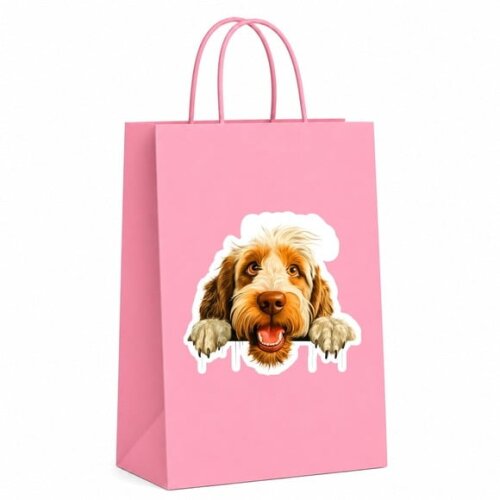 Sacola Papel Festa Raça Cachorro Spinone Italiano