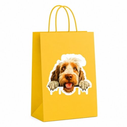Sacola Papel Festa Raça Cachorro Spinone Italiano