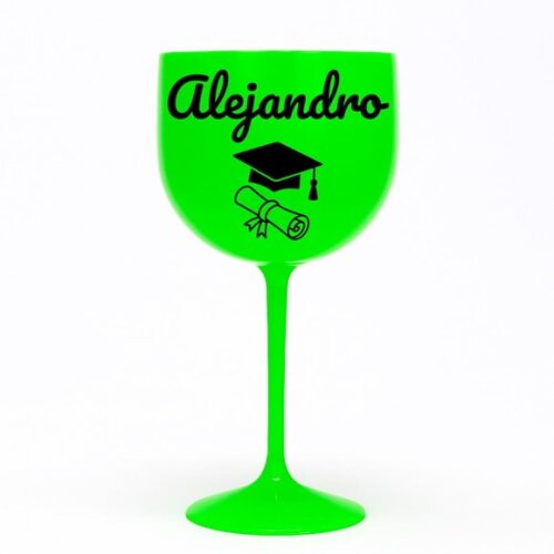 Taça Gin 580ml Formatura Personalizada com Nome Alejandro