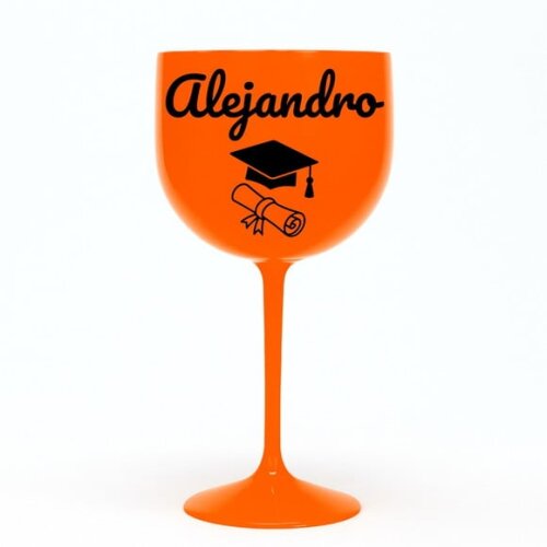 Taça Gin 580ml Formatura Personalizada com Nome Alejandro