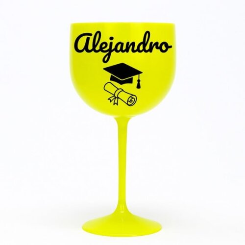 Taça Gin 580ml Formatura Personalizada com Nome Alejandro
