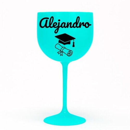 Taça Gin 580ml Formatura Personalizada com Nome Alejandro