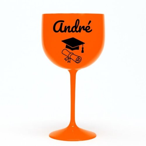 Taça Gin 580ml Formatura Personalizada com Nome André