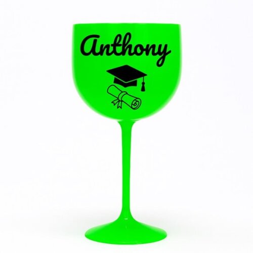 Taça Gin 580ml Formatura Personalizada com Nome Anthony