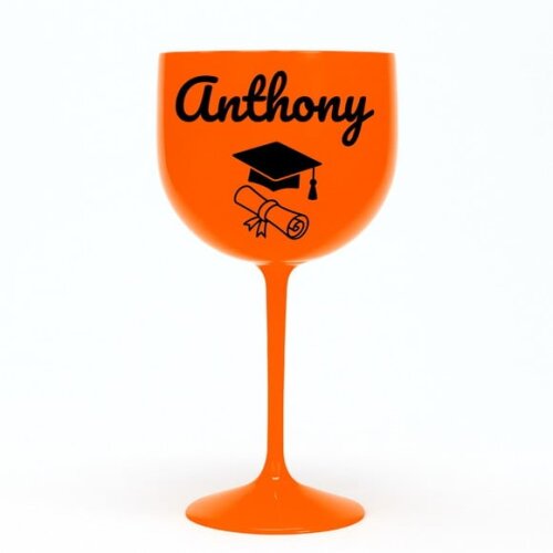 Taça Gin 580ml Formatura Personalizada com Nome Anthony