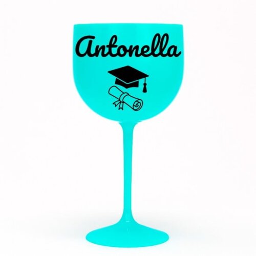 Taça Gin 580ml Formatura Personalizada com Nome Antonella