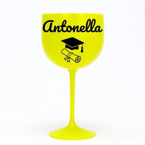 Taça Gin 580ml Formatura Personalizada com Nome Antonella