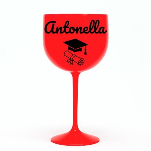 Taça Gin 580ml Formatura Personalizada com Nome Antonella