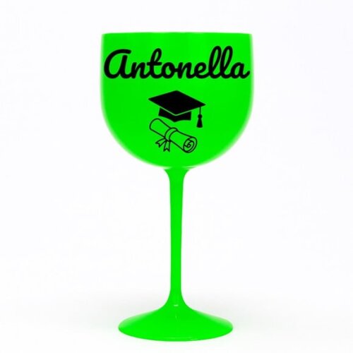 Taça Gin 580ml Formatura Personalizada com Nome Antonella