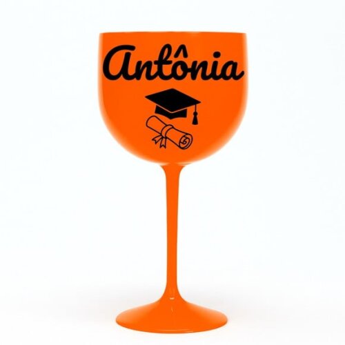 Taça Gin 580ml Formatura Personalizada com Nome Antônia