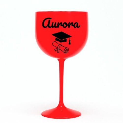 Taça Gin 580ml Formatura Personalizada com Nome Aurora