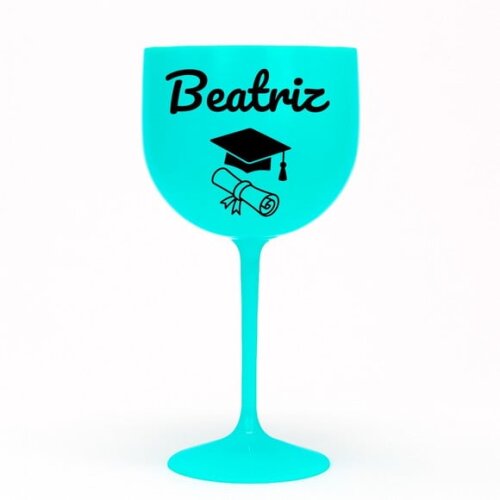 Taça Gin 580ml Formatura Personalizada com Nome Beatriz
