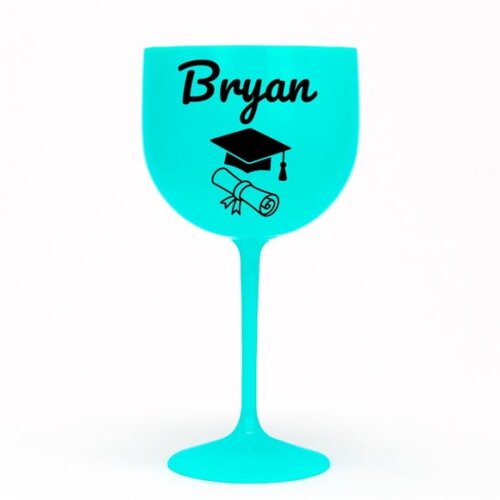 Taça Gin 580ml Formatura Personalizada com Nome Bryan