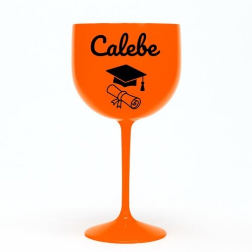 Taça Gin 580ml Formatura Personalizada com Nome Calebe