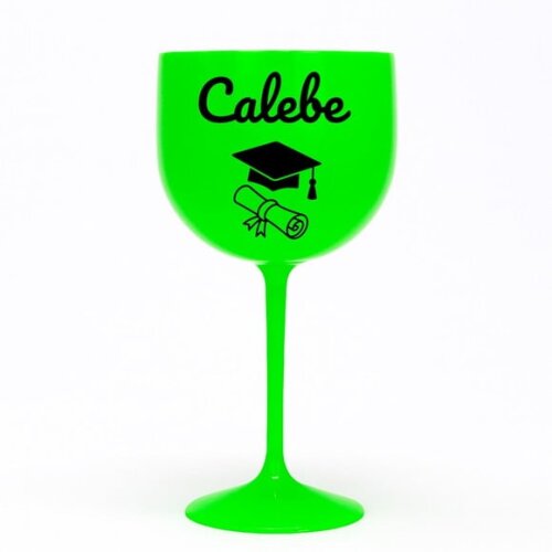 Taça Gin 580ml Formatura Personalizada com Nome Calebe