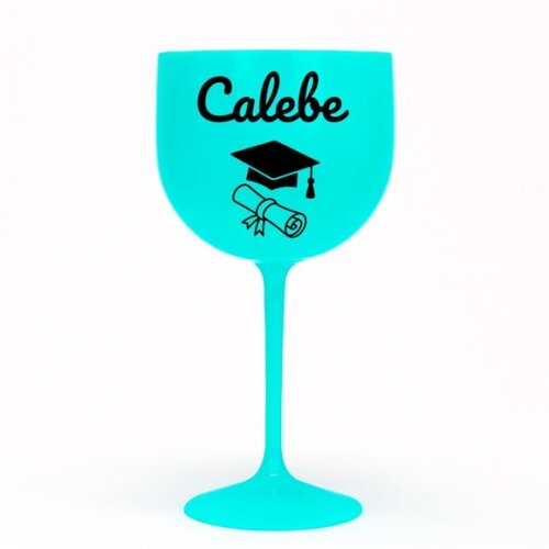Taça Gin 580ml Formatura Personalizada com Nome Calebe