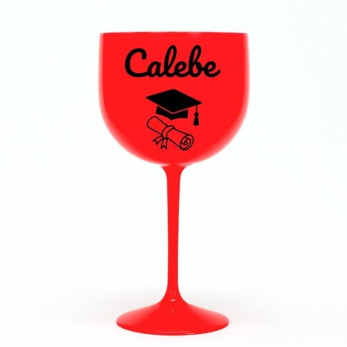 Taça Gin 580ml Formatura Personalizada com Nome Calebe