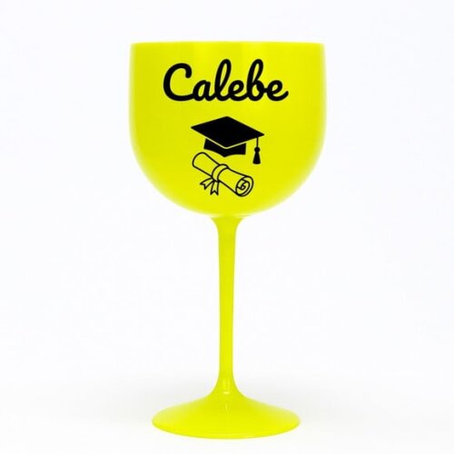 Taça Gin 580ml Formatura Personalizada com Nome Calebe