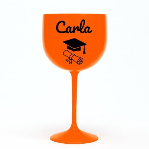 Taça Gin 580ml Formatura Personalizada com Nome Carla