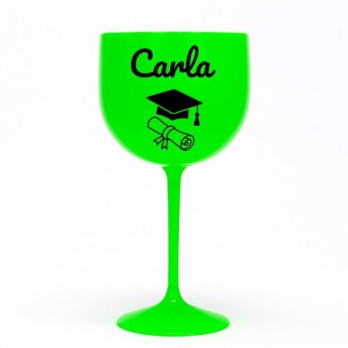 Taça Gin 580ml Formatura Personalizada com Nome Carla