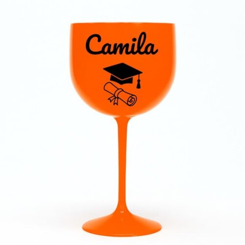 Taça Gin 580ml Formatura Personalizada com Nome Camila