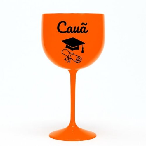 Taça Gin 580ml Formatura Personalizada com Nome Cauã