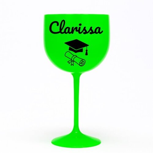 Taça Gin 580ml Formatura Personalizada com Nome Clarissa