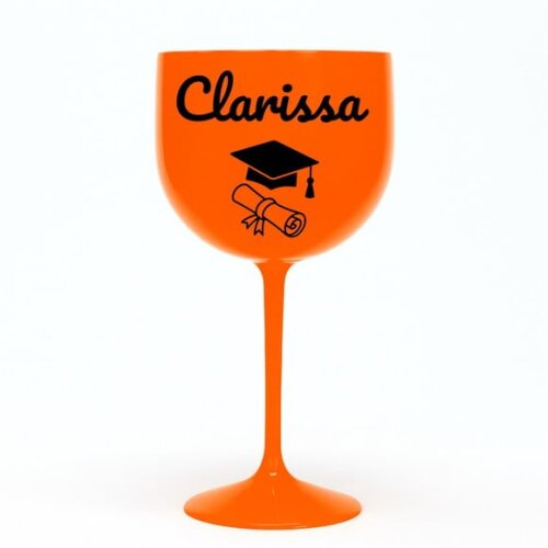 Taça Gin 580ml Formatura Personalizada com Nome Clarissa