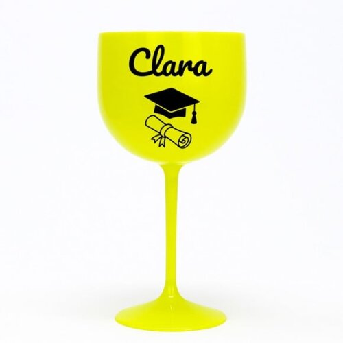 Taça Gin 580ml Formatura Personalizada com Nome Clara