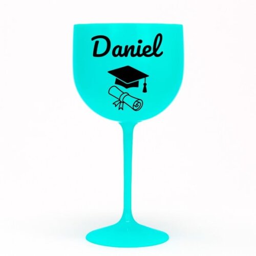 Taça Gin 580ml Formatura Personalizada com Nome Daniel