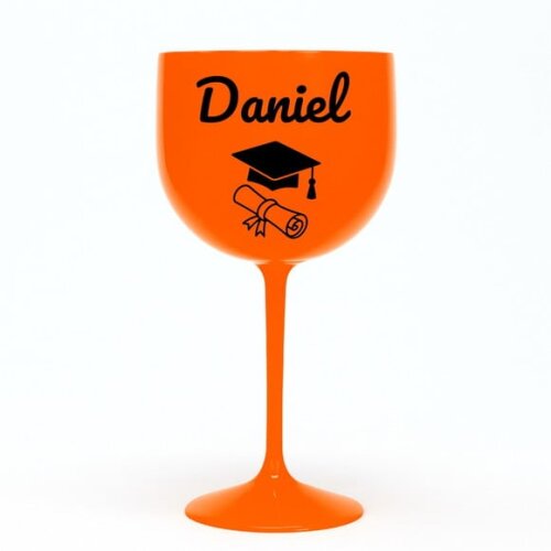Taça Gin 580ml Formatura Personalizada com Nome Daniel
