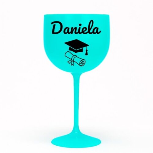 Taça Gin 580ml Formatura Personalizada com Nome Daniela