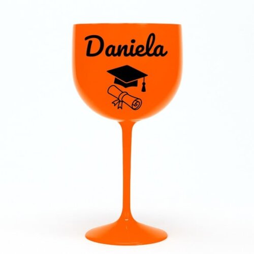 Taça Gin 580ml Formatura Personalizada com Nome Daniela