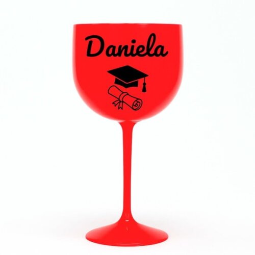 Taça Gin 580ml Formatura Personalizada com Nome Daniela