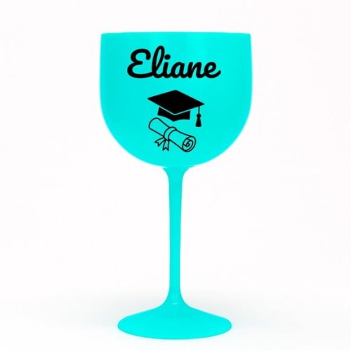 Taça Gin 580ml Formatura Personalizada com Nome Eliane