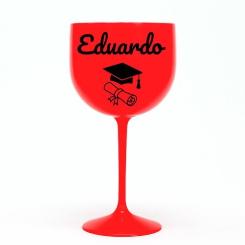 Taça Gin 580ml Formatura Personalizada com Nome Eduardo
