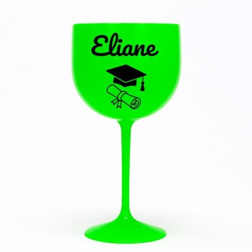 Taça Gin 580ml Formatura Personalizada com Nome Eliane