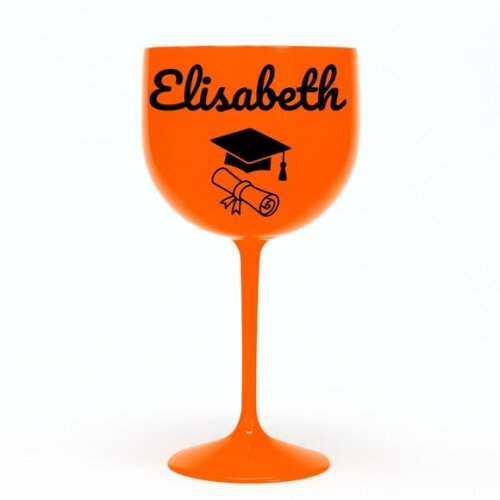 Taça Gin 580ml Formatura Personalizada com Nome Elisabeth