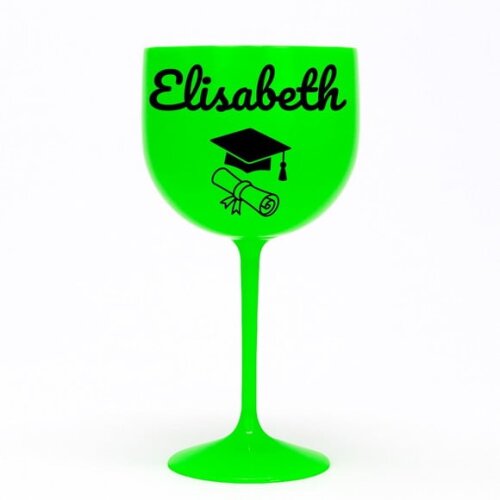 Taça Gin 580ml Formatura Personalizada com Nome Elisabeth